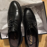 百丽【情人节礼物】商务正装皮鞋男鞋新款职场真皮德比鞋婚鞋B6826CM2 黑色 40 (250mm) 实拍图