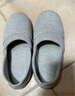 沐候中老年秋冬季居家用软底包跟棉拖鞋室内静音木地板大码女式月子鞋 舒适型-灰色 23 （适合35-36码）脚丫 实拍图