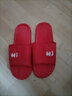 侗宜轩 拖鞋女夏家用防滑防臭新款小熊男女家居软底情侣可爱洗澡凉拖鞋 大红色 40-41 适合39-40脚穿 实拍图