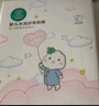 全棉时代新生婴儿睡衣春装男女满月宝宝和尚服连体衣服婴幼儿和袍 清水粉+南希郁金香（短款） 59cm （适合0-3个月） 实拍图