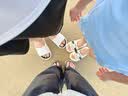 优调男士人字拖时尚潮流夏季沙滩外穿防滑厚底踩屎感拖鞋 黑色 36-37 实拍图