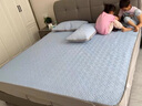 泰嗨（TAIHI）泰国冰丝凉席a类乳胶凉席薄垫褥子软席可水洗机洗折叠凉席三件套 冰川蓝【加厚升级款】 200cm*180cm 实拍图