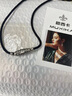 穆西卡（MUXIKA）S999足银项链男士吊坠复古九眼天珠中式潮流小众设计感送男生礼物 黑色棉绳+天珠吊坠 实拍图