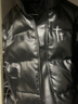 云自闲美式潮牌PU皮棉服男外套男冬季加厚棉衣宽松羽面包绒服男士棉袄 黑色2311 L（推荐体重110-130斤） 实拍图