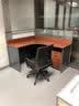 安美诚家具（ANMEICHENG FURNITURE）办公家具职员办公桌椅组合屏风工位L型单人位【含柜椅】 实拍图