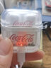 可口可乐（Coca-Cola）粒次方联名蓝牙耳机无线运动男女生款礼物降噪半入耳式适用苹果华为OPPO 零度白 实拍图