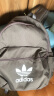 adidas adicolor简约通勤运动双肩背包男女阿迪达斯官方三叶草 深橄榄绿 NS 实拍图