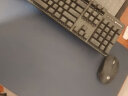 BUBM 鼠标垫小号办公室桌垫笔记本电脑垫键盘垫办公写字台桌垫游戏家用垫子防水支持定制 70*35cm 宝蓝色 实拍图