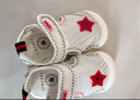 泰兰尼斯夏季婴儿鞋女童鞋子网布透气学步鞋男宝宝防滑软底儿童凉鞋 米白 实拍图