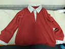 她享卫衣女新年红品衬衫领假两件气质百搭衬衫打底衫上衣T141W1668 实拍图