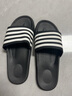 paul frankPaul Frank/大嘴猴拖鞋男夏季外穿户外家居防滑条纹情侣拖鞋男士 黑色条纹 42 实拍图