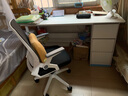 木匠印记电脑桌书架一体桌台式电脑桌储物书桌办公桌学生桌写字桌学习桌 【桌椅套装】暖白色140cm+转椅 实拍图