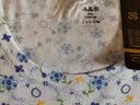 AB内衣纯棉女中老年春夏薄款家居服睡衣妈妈背心居家宽松大码上衣 蓝雅【上衣】 2XL 实拍图