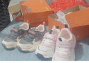 基诺浦（ginoble）学步鞋男女童鞋春秋款透气1-5岁宝宝机能鞋GW1481/GW1481A 灰色/象牙白/橙色 24 150mm 适合脚长146-155mm 实拍图
