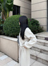 对白时尚通勤运动卫衣两件套女2025春装新款外套直筒长裤休闲套装 浅咖色 S 实拍图