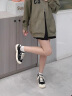 FILA FUSION斐乐女鞋帆布鞋女 低帮板鞋POP轻质帆布鞋休闲运动鞋女 黑-BK 36.5 实拍图