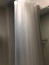 未来式浴室高档浴帘EVA防水防霉干湿分离卫生间隔断防水布洗澡免打孔 磨砂蚕丝(EVA-双侧磁吸) 帘:宽200X200+杆150-220 实拍图