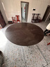 马特维餐桌折叠圆桌4-6人家用8-10人可移动饭桌大圆桌小户型带转盘桌子 1.8米黑胡桃色+转盘【12-14人】 实拍图