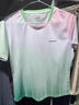 川崎（KAWASAKI）羽毛球服运动套装清爽透气短袖短裙训练服青花瓷A2807 青柳绿 L 实拍图