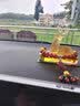 齐选琉璃鹿汽车摆件男士车内饰品一路平安中控台香水摆件高档汽车用品 【玛瑙蜜蜡佛珠+双貔貅和田玉】 实拍图