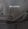 红袖黑色垂感显瘦半身裙秋冬季新款女装开叉气质百搭包臀质感长裙 黑3050 M 实拍图