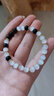 观玉 黑曜石散珠圆珠子6-20mm DIY手链隔珠饰品 直径6毫米单颗 实拍图