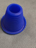 一靓硅胶防臭防虫堵头PVC管下水卫生间地漏塞子密封圈马桶面盆管道塞 A2款：蓝色50堵头【适用25-50mm孔径】 实拍图