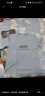 阿诺顿【纯棉四件】短袖t恤男士半截袖衫衣服男装夏季圆领宽松青年大码 格白+K蓝+S灰+R黑 XL建议130-150斤 晒单实拍图