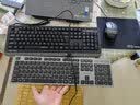 双飞燕飞时代FS1010Q 104键有线键盘鼠标套装键鼠套件轻音防水轻音降噪护腕巧克力人体工学斜按键USB 遂空灰 实拍图