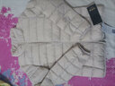 雅鹿轻薄羽绒女短款新款立领秋羽绒90白鸭绒ap 米白 M/160 实拍图