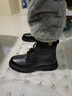 七匹狼马丁靴男真皮靴子秋冬季新款加绒保暖高帮棉皮鞋男士休闲鞋英伦风 黑色3753 41 码 实拍图