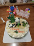 味多美 蛋糕生鲜 水果儿童奶油生日蛋糕 北京同城配送  熊猫乐园蛋糕 20cm 提拉米苏坯 实拍图