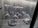 花语四季红酒杯家用套装水晶玻璃勃艮第杯葡萄酒杯高脚欧式创意轻奢醒酒器 波米红酒杯6只+双8架+陀螺醒酒器 1.5L 实拍图