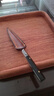 容山堂 茗扬 大马士革茶刀花纹钢茶针茶锥 黑茶饼普洱茶盒茶具配件 青龙黑檀木大马士革茶刀-直纹款 实拍图