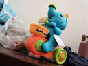 肯伦婴儿玩具0-1岁二有声会动3-4宝宝儿童早教男孩6到12个月7女童9 小象打鼓车（蓝色）电池版 实拍图