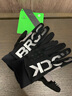 洛克兄弟（ROCKBROS） 秋冬保暖手套骑行防风长指手套登山跑步单车防滑手套 反光触屏 秋季抓绒手套黑色（适合5-15度） M 实拍图