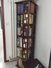 香木语实木旋转书架360度落地置物架学生轻奢创意储物架客厅书房收纳架 实拍图