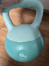 艾美仕壶铃女士健身家用软壶铃练臀翘臀神器胡玲摇摆提壶哑铃臀部训练器 10kg 【天空蓝】专业款 实拍图