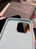 霆派 适用苹果15手机壳iPhone15ProMax新款液态硅胶亲肤超薄手感防摔防爆不沾指纹时尚男女款 远峰蓝 苹果15Promax 实拍图