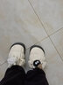 明盛棉拖鞋女包跟冬季棉鞋外穿拖鞋家居室内月子鞋防滑踩屎感厚底保暖 白色小煤球【店长推荐-巨好看】 38-39 适合平时穿37-38 实拍图