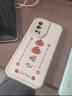 Smorss 适用红米k60手机壳 Redmi k60保护套全包镜头ins彩绘超薄仿小羊皮男女硅胶防摔软壳 柿柿顺心 实拍图
