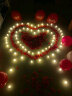 企米 求婚布置室内LED电子蜡烛灯 520情人节装饰表白室内房间生日装饰 浪漫爱心之路100只电子蜡烛 晒单实拍图