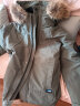 鸭鸭（YAYA）羽绒服男士中长款加厚保暖大毛领冬季潮新款品牌外套D 绿色 170 晒单实拍图
