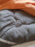 南极人（Nanjiren） 羊羔绒床垫软垫冬天加厚加绒保暖褥子家用1.8x2米榻榻米垫被单人 灰色【加厚羊羔绒床垫】B 120*200cm 实拍图