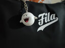 FILA FUSION斐乐潮牌情侣款挎包秋款饺子包单肩包斜挎包包 深黑-BK XS 实拍图