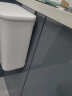 北杉（BEiSHAN） 厨房垃圾桶家用密封壁挂收纳桶清洁桶悬挂式卫生桶创意厨余桶  象牙白色 9L有盖【带内桶】无手提 实拍图