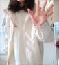 LPOX运动外套女春秋学生复古潮流棒球服chic设计感小众情侣夹克 灰杏色  M 95-110斤 实拍图