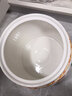 瓷芸米缸陶瓷家用引财聚宝储物罐储米桶装鸡蛋防潮防虫带密封粮罐面缸 年丰顺成-15斤 实拍图