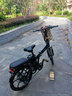凤凰（Phoenix）电动车锂电池助力车折叠代驾车长续航男女士成人电动自行车电瓶车 20寸风雅/一体轮/6速/黑色 15AH电动续航45公里 实拍图