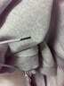 真维斯（Jeanswest）卫衣女春秋季新款外套女开衫连帽情侣男女装上衣服小个子休闲宽松 麻灰 纯色 2XL 实拍图